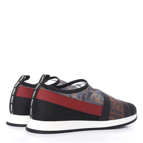 fendi zucca print shoes|Fendi ff mesh platform sneakers.